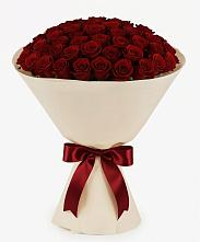 Букет 101 Бордовая роза Блэк Бакарра в Грабово