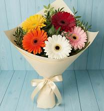 Букет цветов из:  Герберы в Грабово