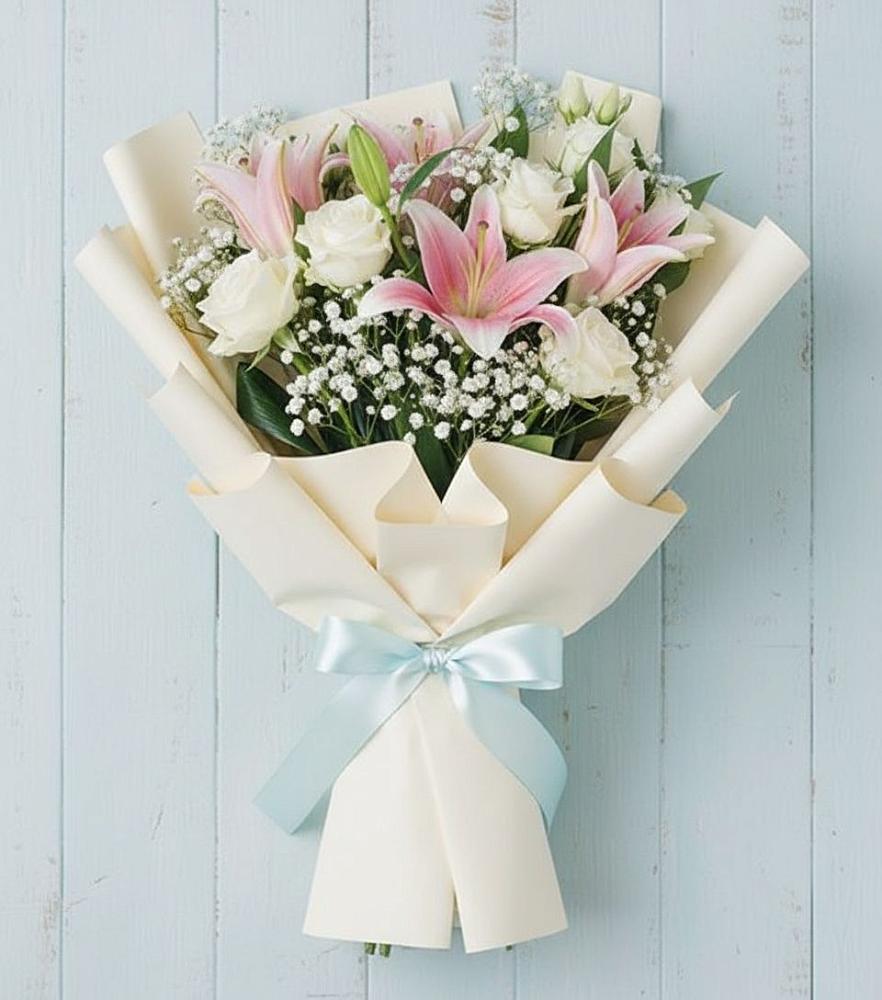 Букет цветов из: Лилии в Грабово