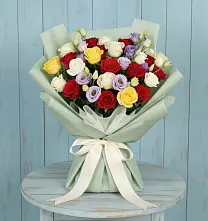 Букет цветов из:  Розы в Грабово