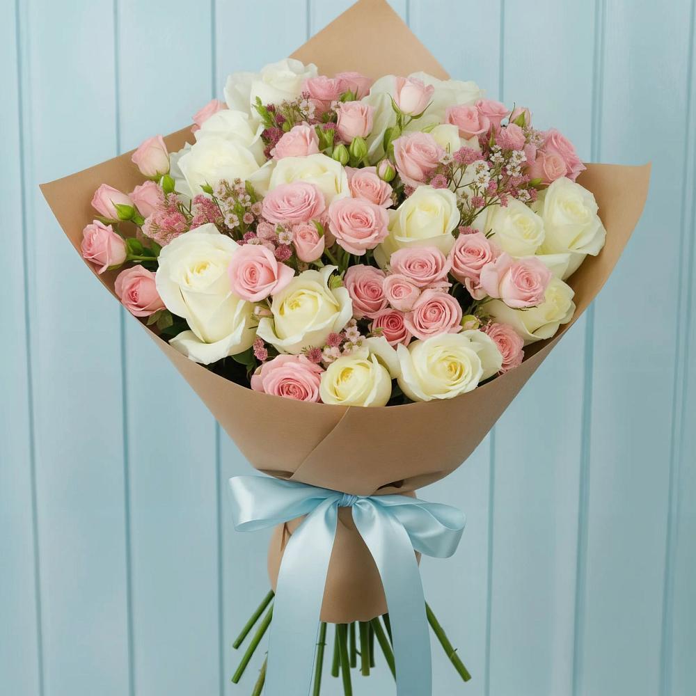 Букет цветов из: Розы в Грабово