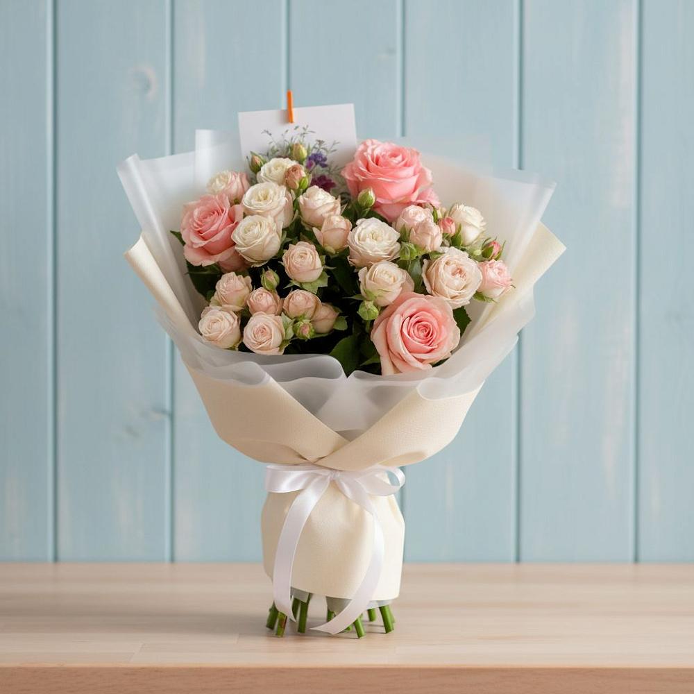 Букет цветов из: Розы в Грабово