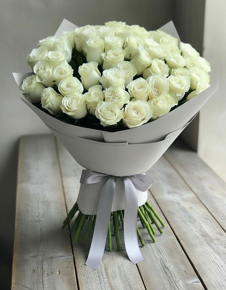 Букет 35 Белых роз в Грабово