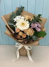Букет цветов из:  Герберы и Хризантемы в Грабово