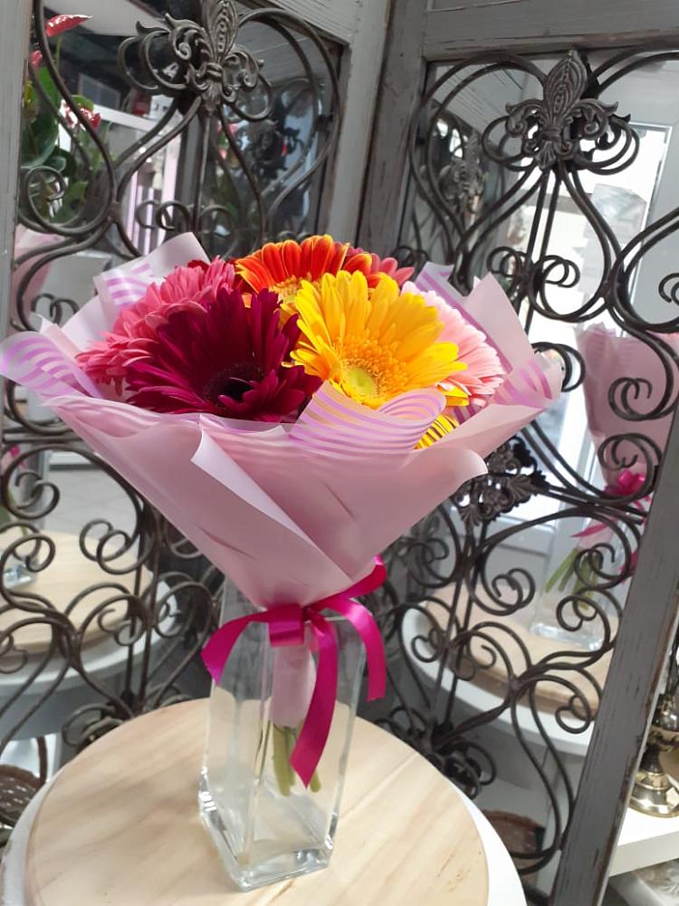 Букет цветов из: Герберы в Грабово