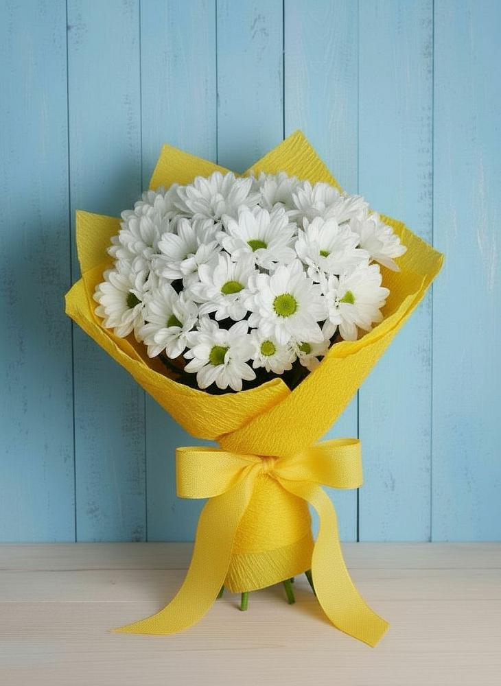 Букет цветов из: Хризантемы в Грабово
