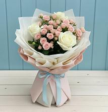 Букет цветов из:  Розы в Грабово