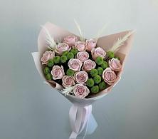 Букет цветов из:  Розы и Хризантемы в Грабово
