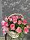 Цветочная композиция из Розы в корзине в Грабово