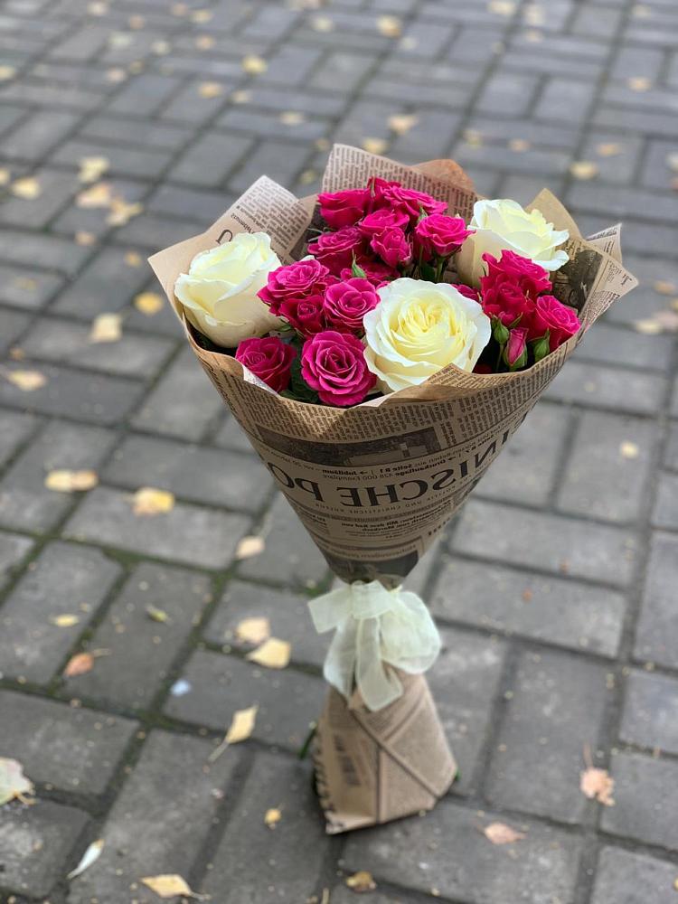 Букет цветов из: Розы в Грабово