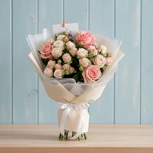 Букет цветов из:  Розы в Грабово